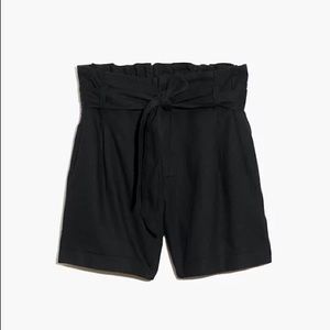 madewell drapey paperbag shorts